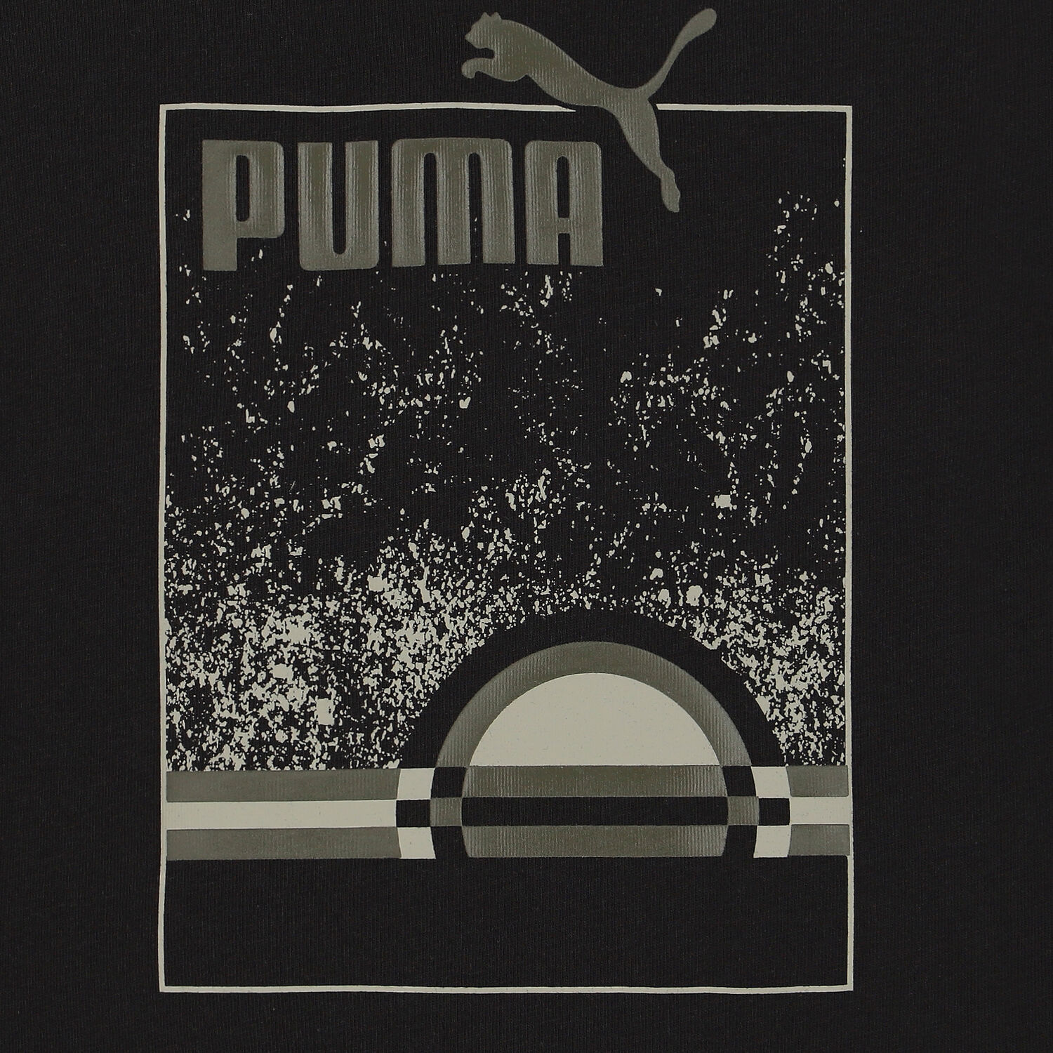 تيشيرت أولاد بالشعار باللون الأسود, 1, hi-res