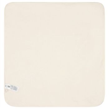 Beige Logo Baby Blanket