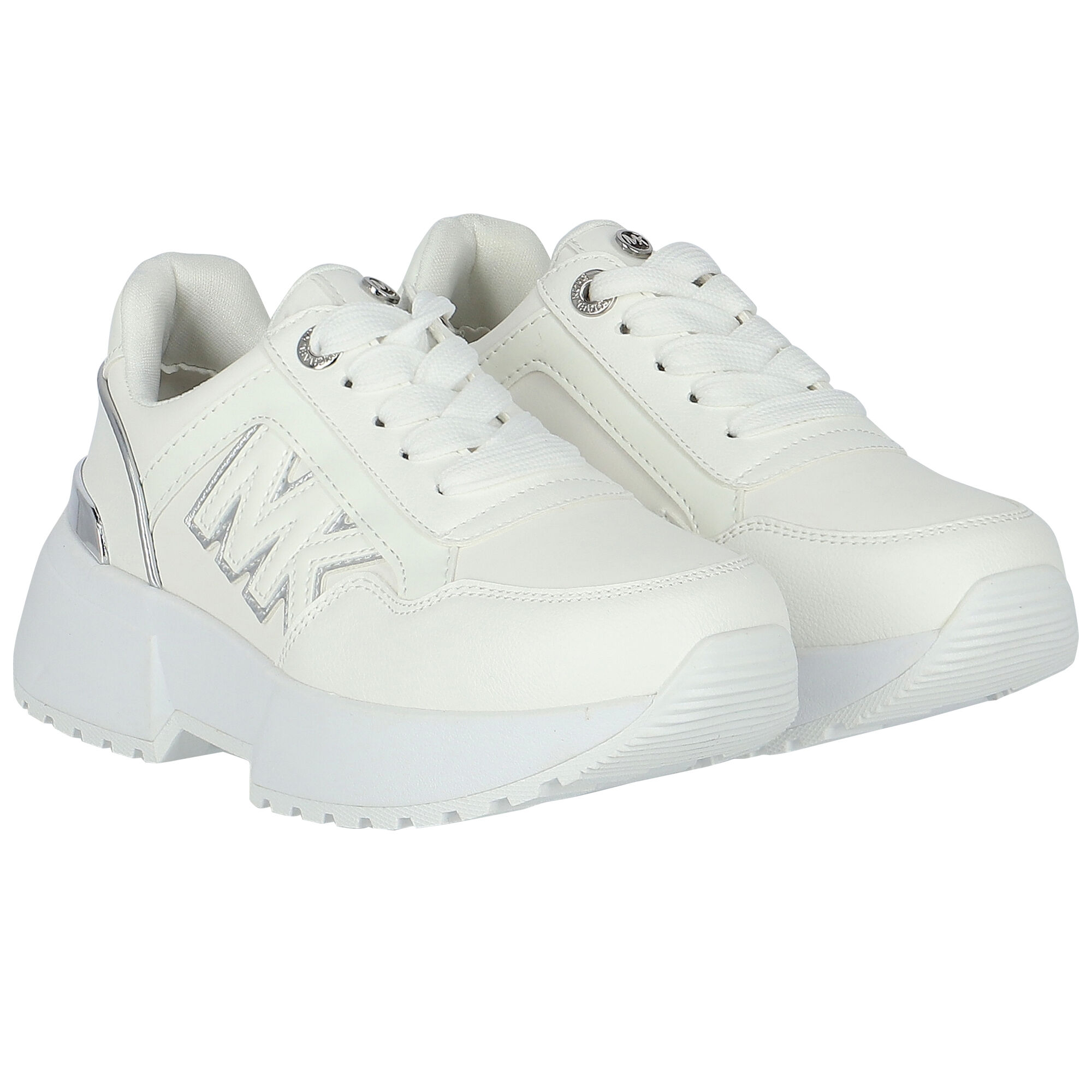 Mk white trainers deals