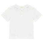 Younger Boys Navy Blue & White T-Shirt ( 3-Pack ), 1, hi-res