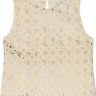 فستان بنات ساتان باللون العاجي والذهبي, 1, hi-res