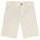 Boys Beige Shorts, 1, hi-res