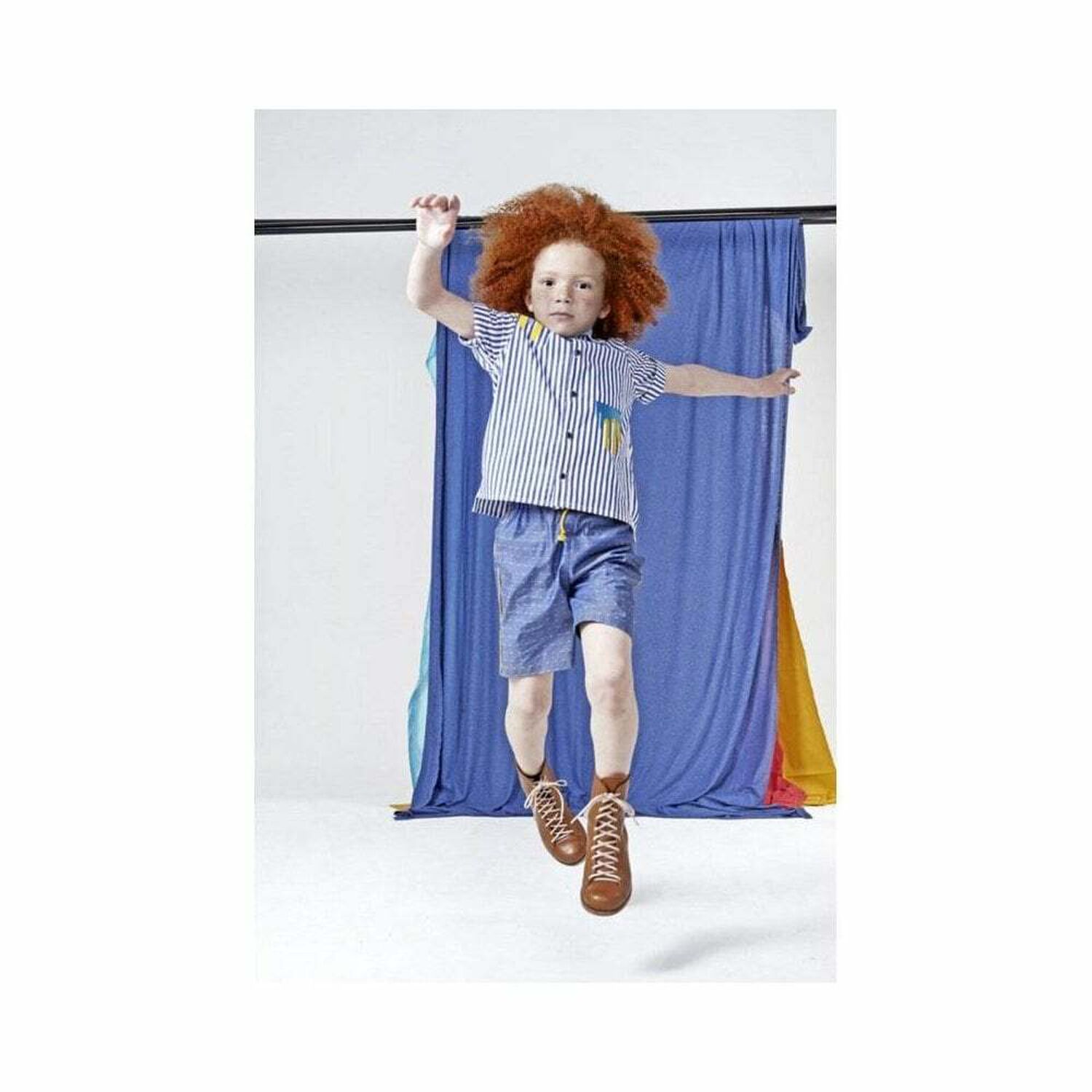 شورت جينكو للأولاد باللون كحلي, 1, hi-res image number null