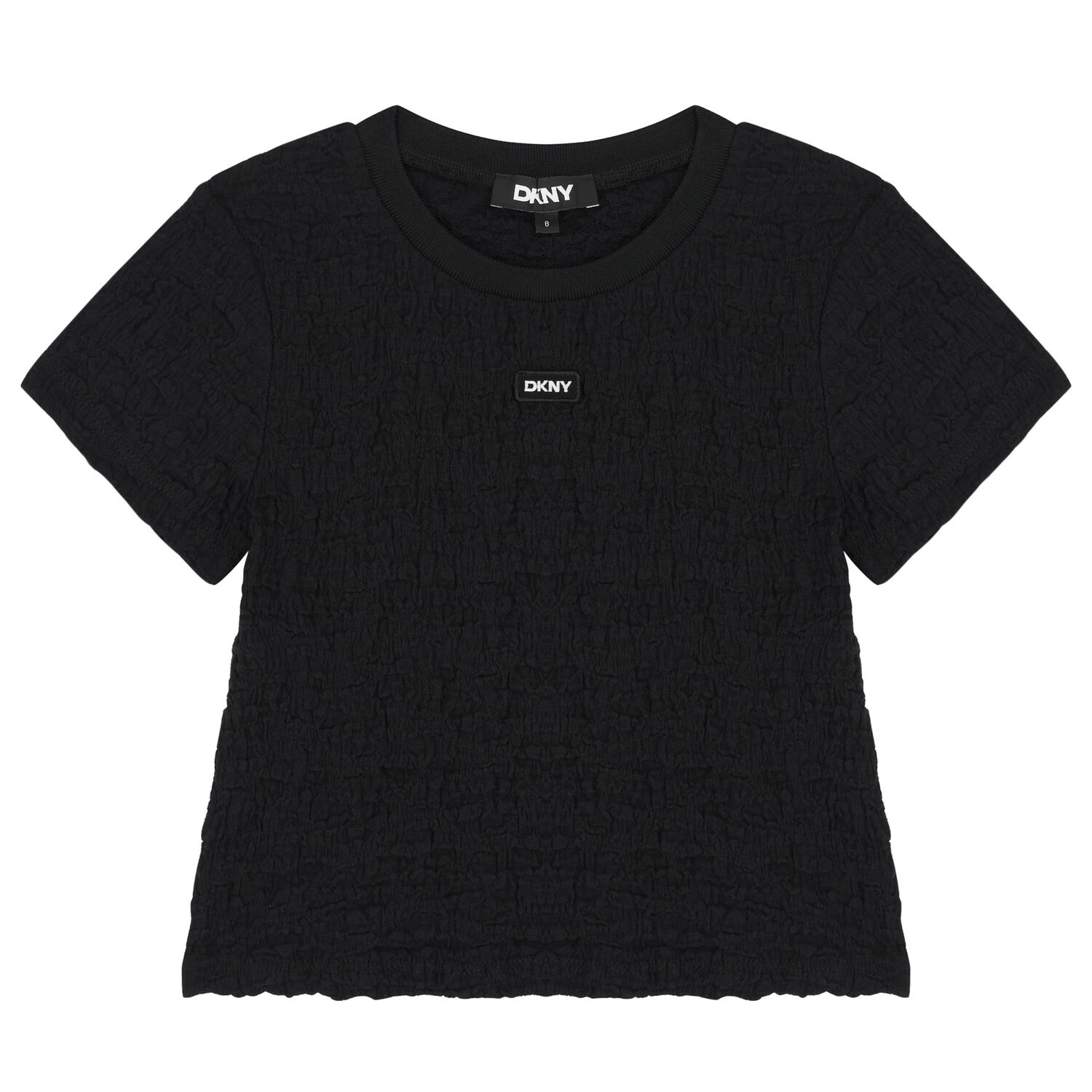 Girls Black Logo T-Shirt, 1, hi-res