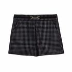 شورت باللون الاسود للبنات, 1, hi-res