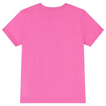 Girls Pink Logo T-Shirt