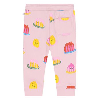 Younger Girls Pink Jelly Joggers, 1 Younger Girls Pink Jelly Joggers