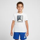 Boys White Jordan Logo T-Shirt, 2, hi-res