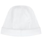 Baby Boys White Rabbit Hat, 1, hi-res