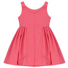 فستان بنات بطبعة الزهور باللون الوردي, 1, hi-res