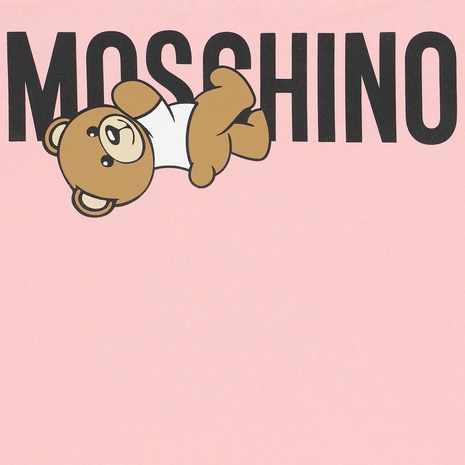 Girls Pink Teddy Bear Logo Baby Blanket, 3, hi-res