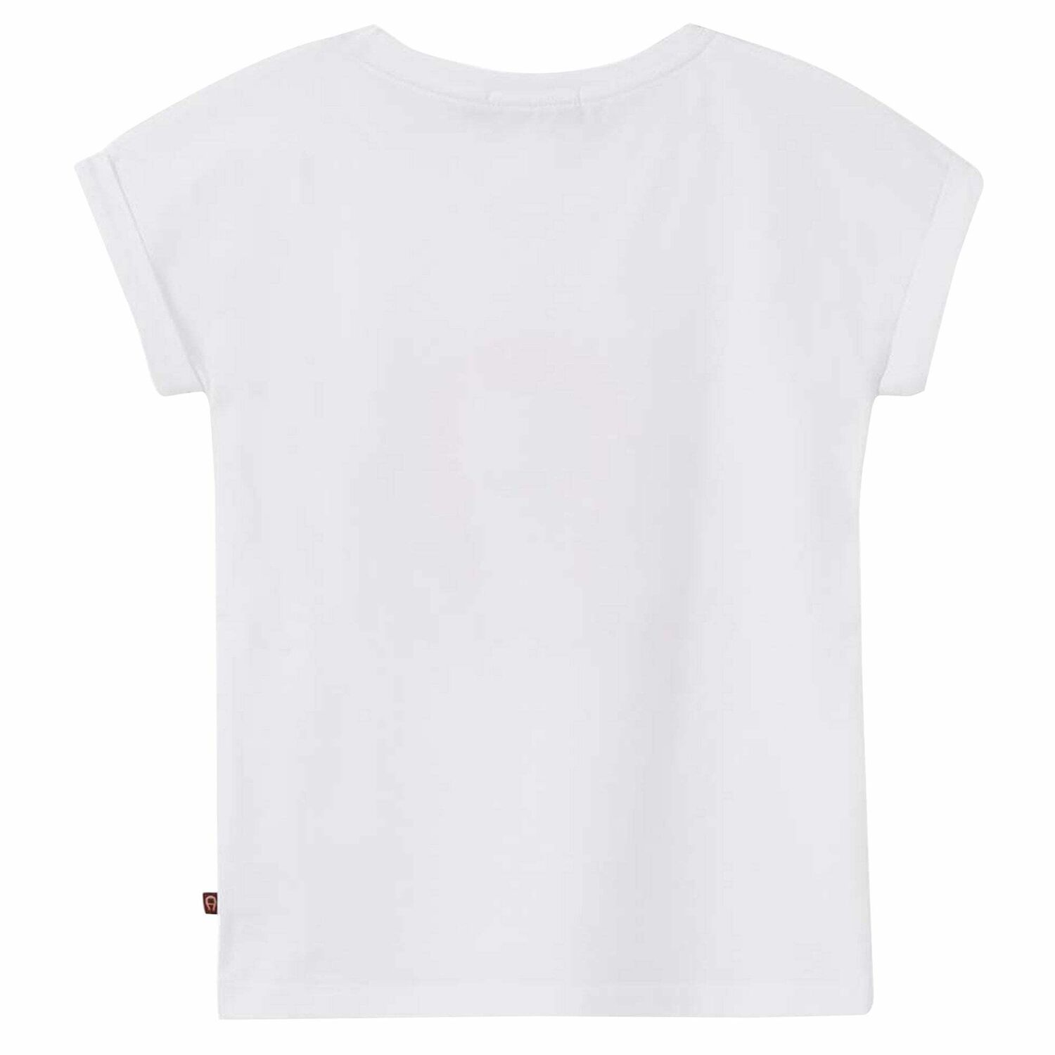 Girls White Logo T-Shirt, 1, hi-res image number null