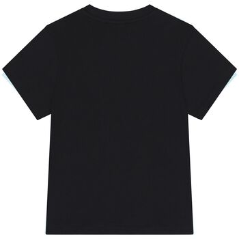 Boys Black Logo T-Shirt , 1 Boys Black Logo T-Shirt