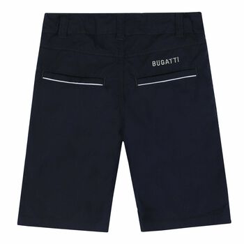 Boys Navy Logo Shorts