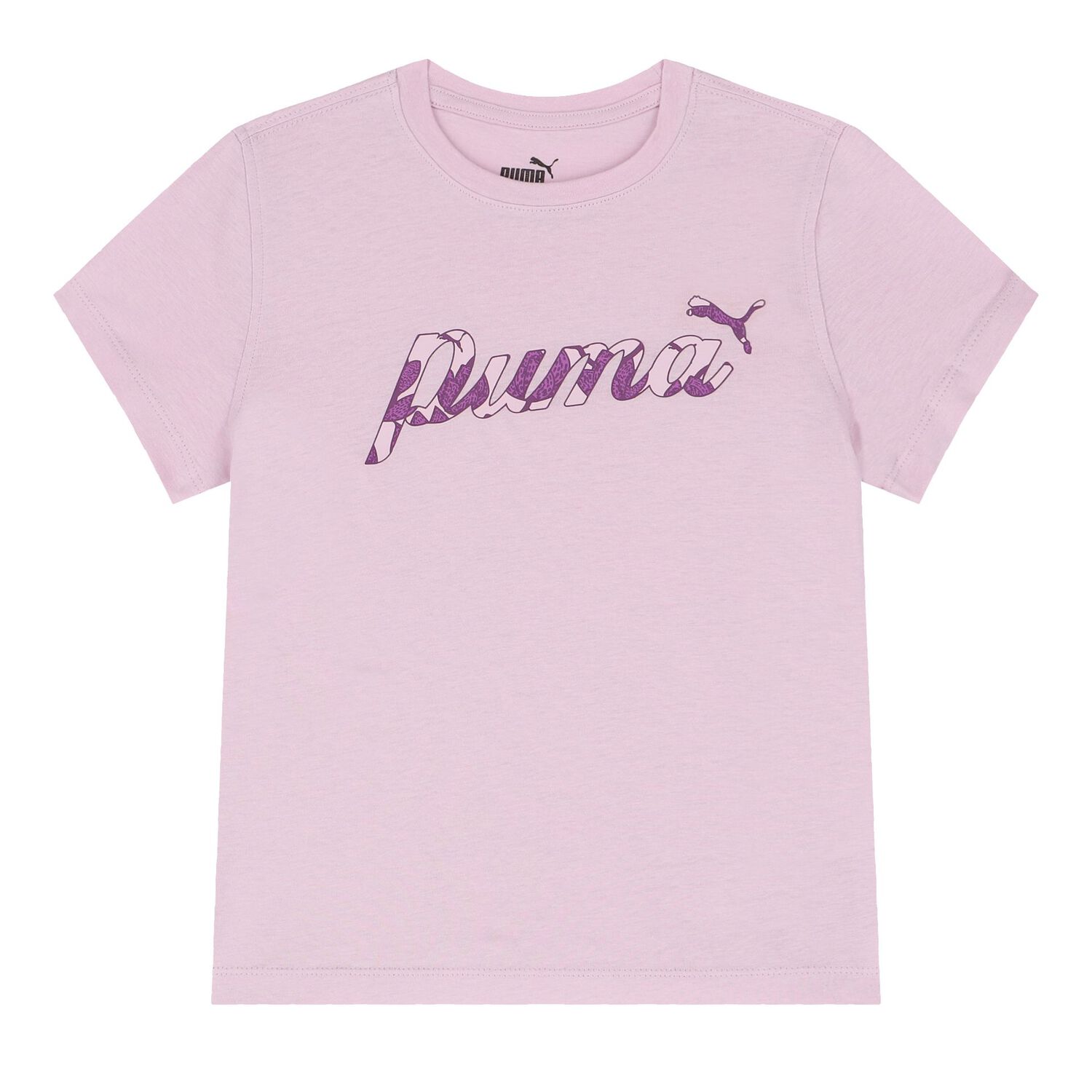 Girls Purple Logo Shorts Set, 1, hi-res image number null