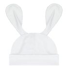Baby Boys White & Blue Bunny Babygrow Gift Set, 1, hi-res