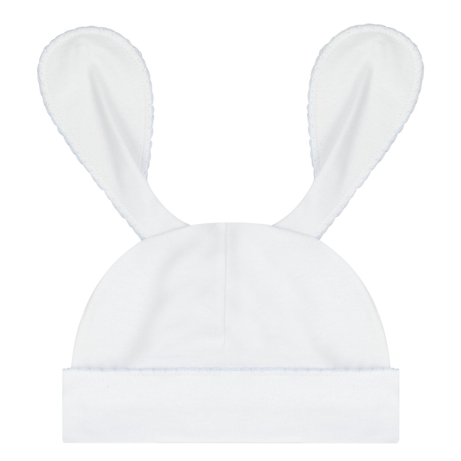 Baby Boys White & Blue Bunny Babygrow Gift Set, 1, hi-res