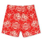 Younger Boys Red Logo Shorts, 1, hi-res