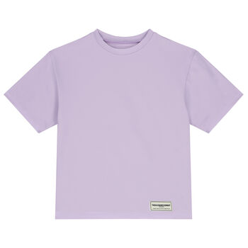 Oversized Purple Logo T-Shirt