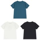 Blue Black & White Eagle Logo T-Shirts (3 Pack), 1, hi-res
