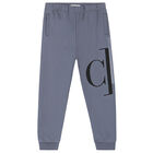 Boys Grey Logo Joggers, 1, hi-res