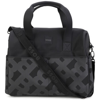 Black Logo Baby Changing Bag