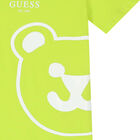 Boys Green Teddy Bear Logo T-Shirt, 4, hi-res