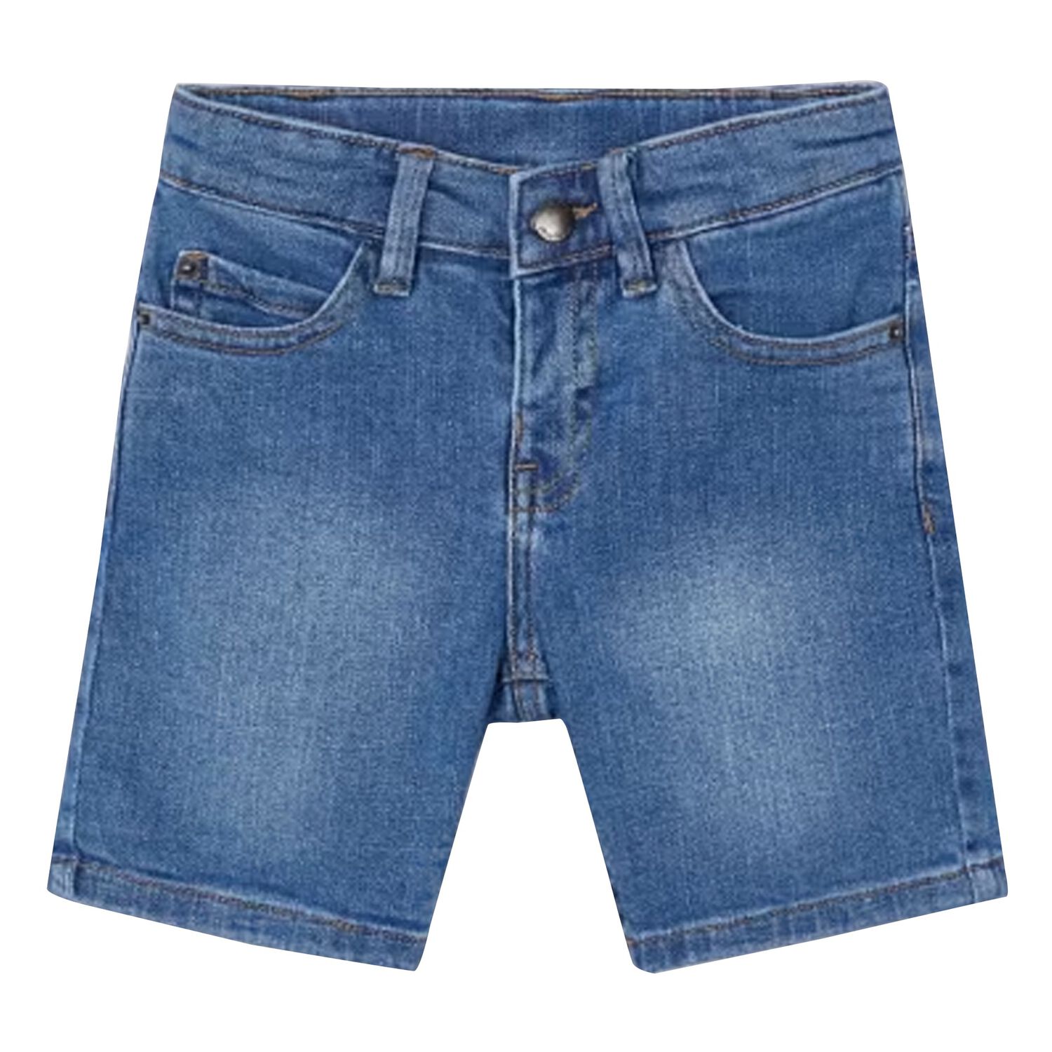 Boys Blue Denim Shorts, 1, hi-res image number null