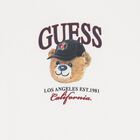 Boys White Teddy Bear T-Shirt, 2, hi-res