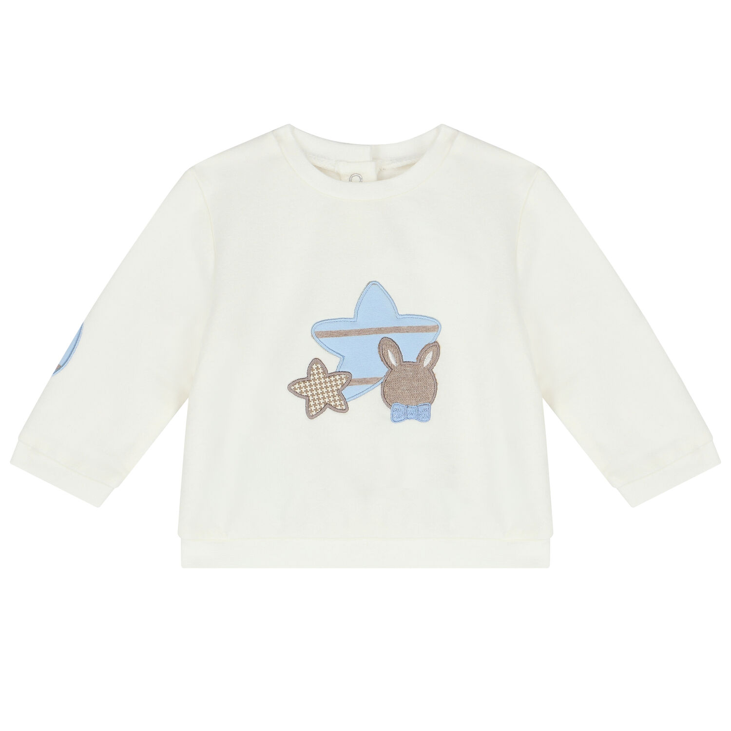 بدلة رياضية أولاد باللون الأزرق والعاجي ( 2 قطع), 1, hi-res image number null