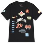 Boys Black Jordan Logo T-Shirt, 1, hi-res
