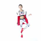 Girls Black & White Logo Top, 1, hi-res