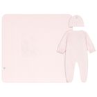 Baby Girls Pink Floral Babygrow Gift Set, 1, hi-res
