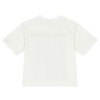 Boys Ivory Logo T-Shirt, 2, hi-res