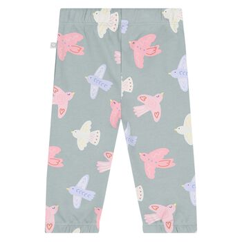 Younger Girls Green Bird Joggers, 1 Younger Girls Green Bird Joggers