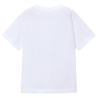 Boys White Motorbike T-Shirt, 3, hi-res