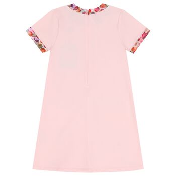 Girls Pink Logo Dress
