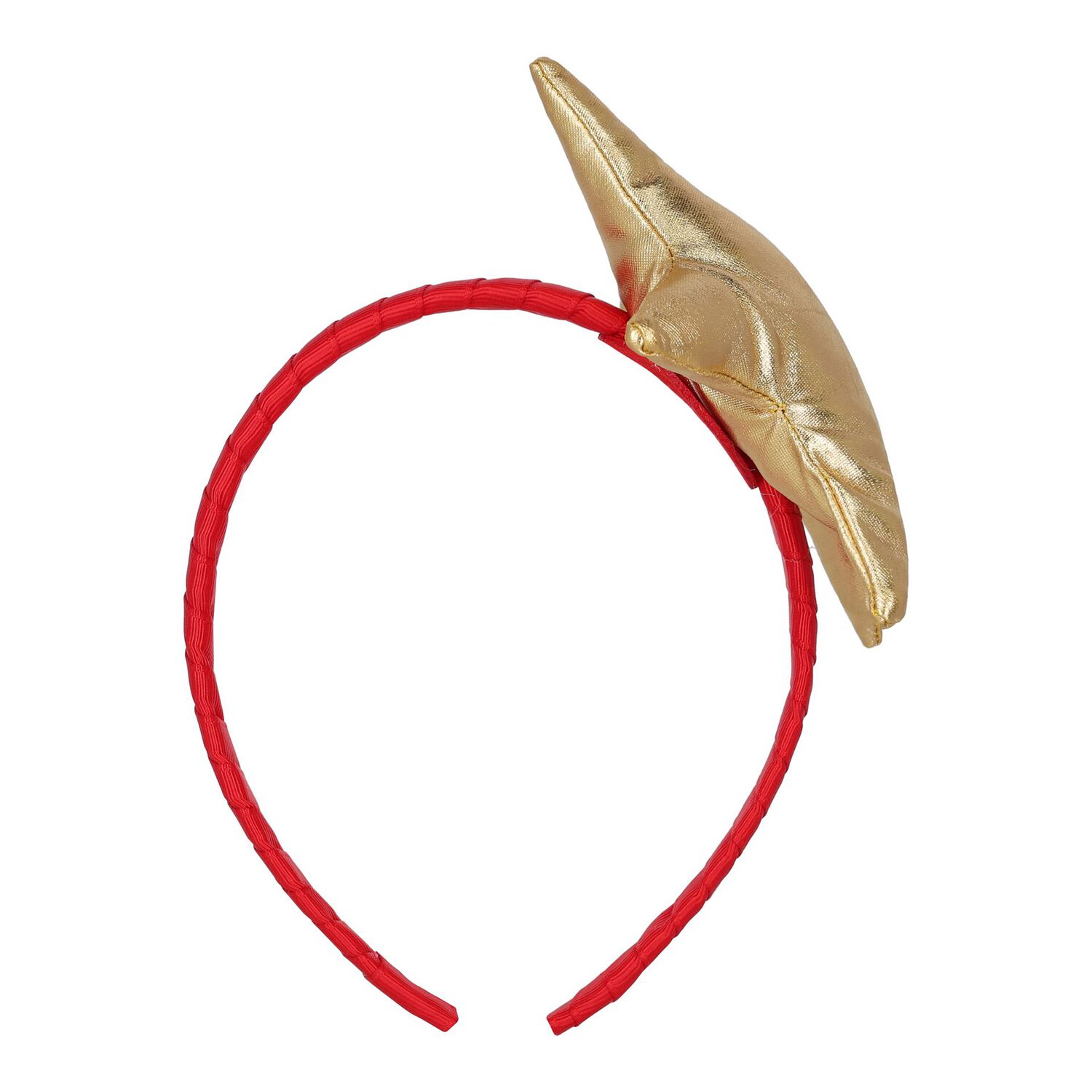 Girls Red & Gold Star Headband, 1, hi-res