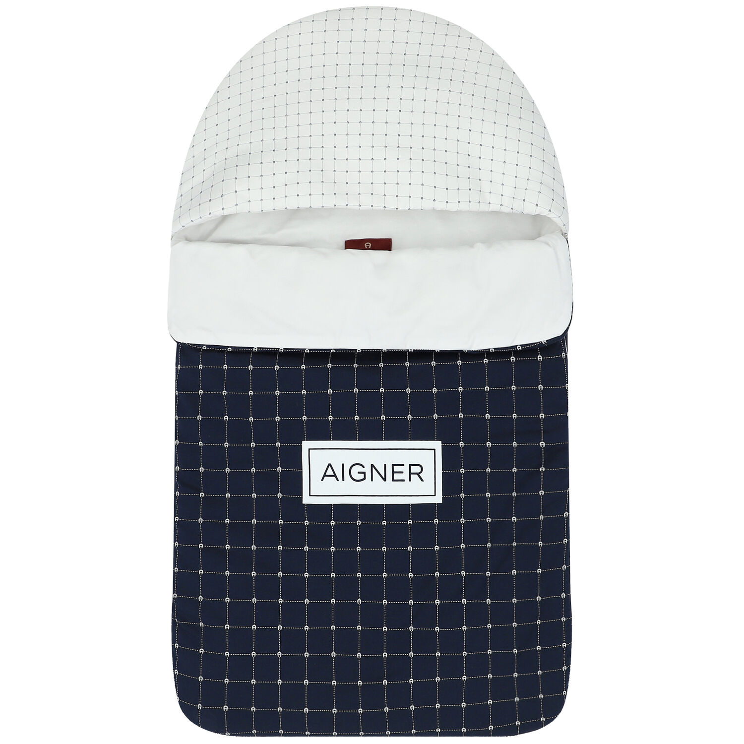 مدس بالشعار باللون الكحلي والأبيض للأولاد, 1, hi-res