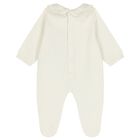 بدلة أطفالة باللون عاجية بشعار, 1, hi-res