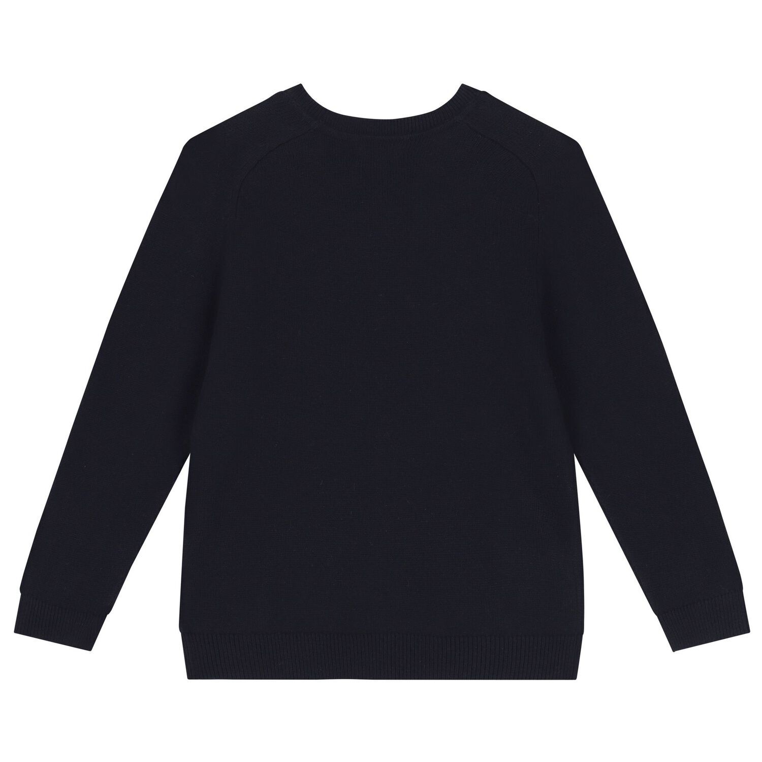 Boys Navy Blue Knitted Jumper, 3, hi-res
