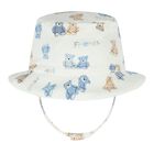 Baby Boys Blue & White Dungaree Set, 2, hi-res