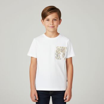 Boys White T-Shirt