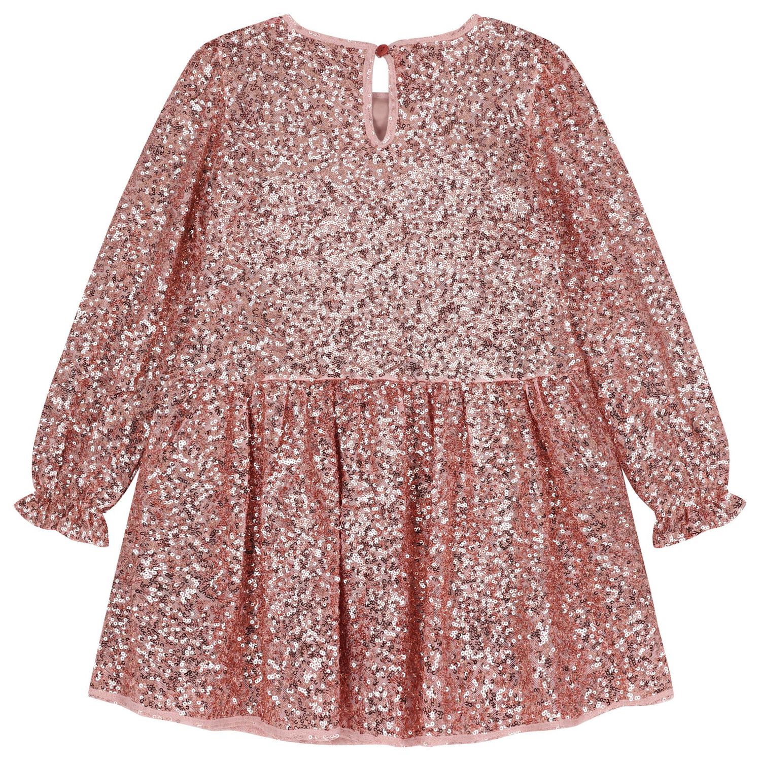 Girls Pink Embellished Dress, 1, hi-res