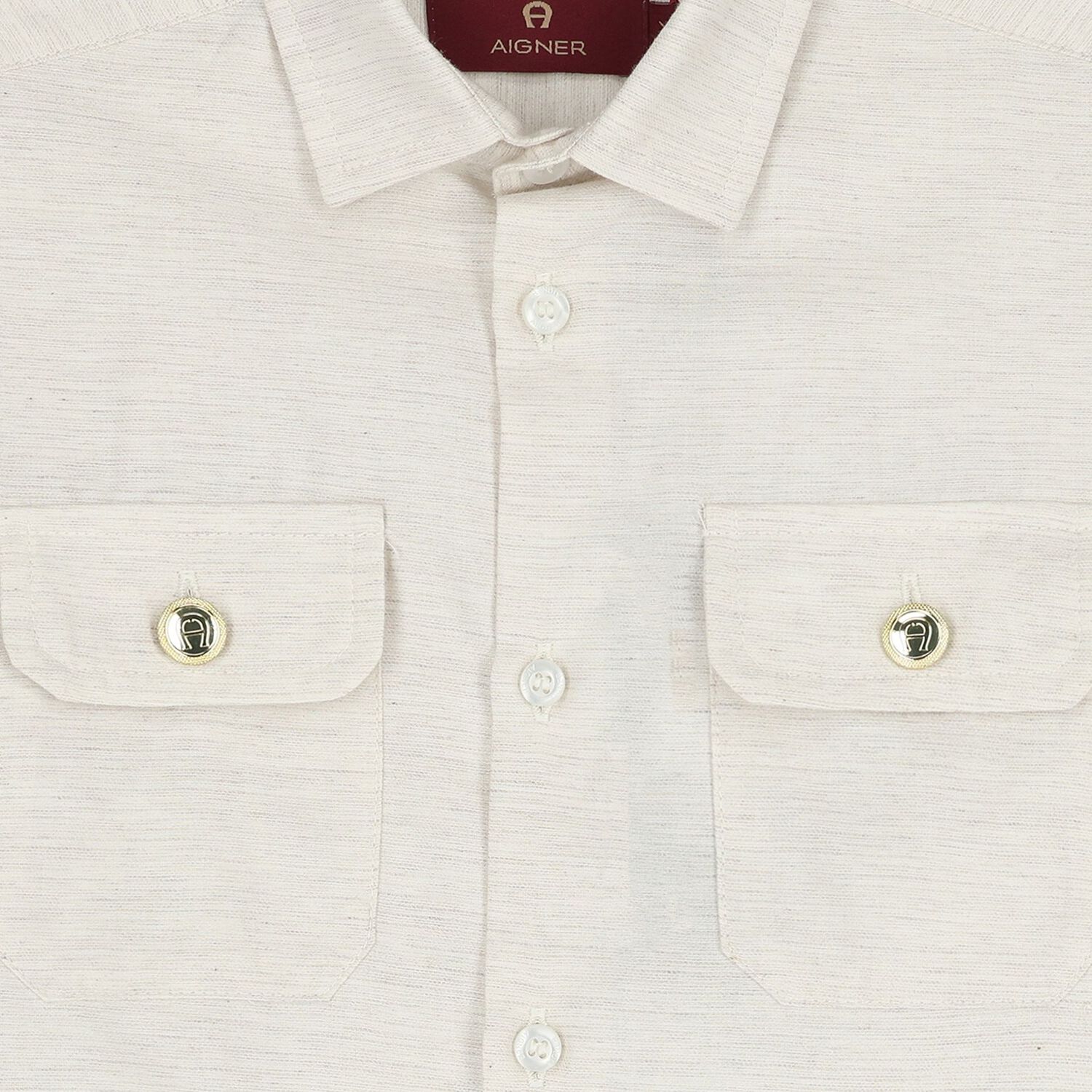 Boys Beige Logo Shirt, 1, hi-res