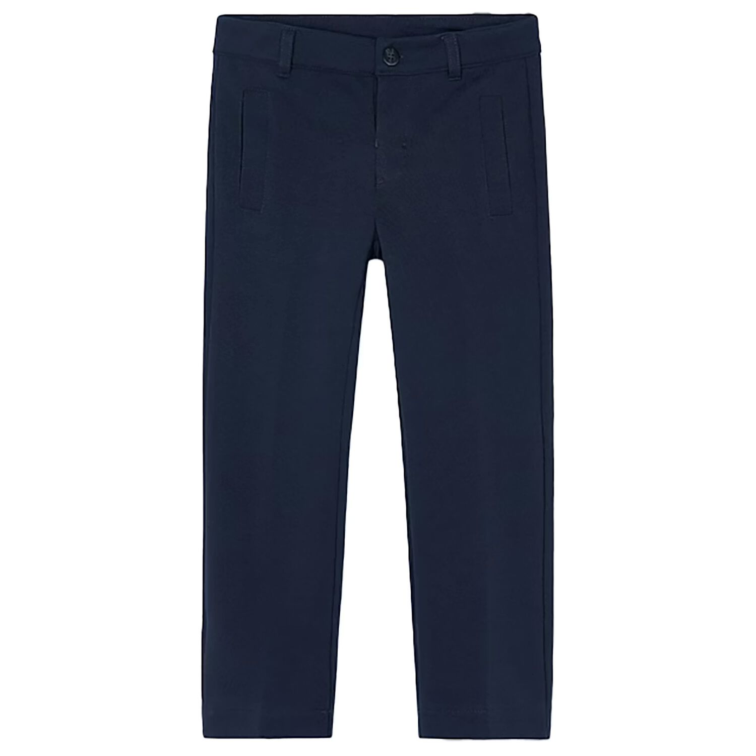 Boys Navy Blue Trousers, 1, hi-res