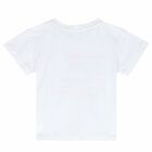 Girls White Printed T-Shirt, 1, hi-res