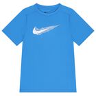 Boys Blue Logo T-Shirt, 2, hi-res