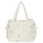 Ivory Floral Baby Changing Bag ( 27cm ), 1, hi-res