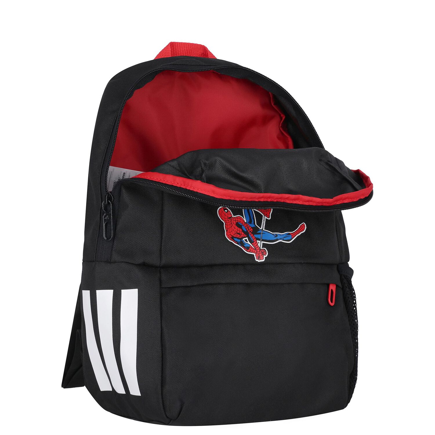 Younger Black Marvel Logo Backpack, 1, hi-res